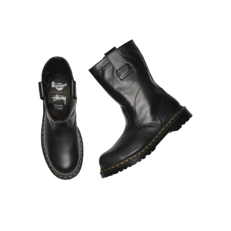 Dr. Martens 2295 Decon Biker Boot Stüssy Black Wanama-4