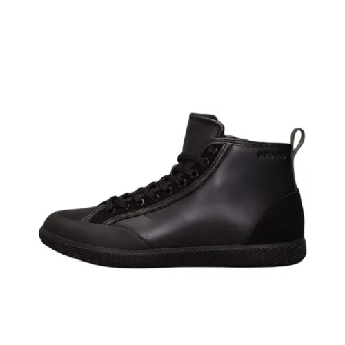CALVIN KLEIN High-Top Skateboard Shoes Men's Black
