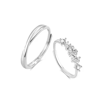 BLANK IN BLANK Sterling Silver Rings Unisex Girlfriend's Birthday
