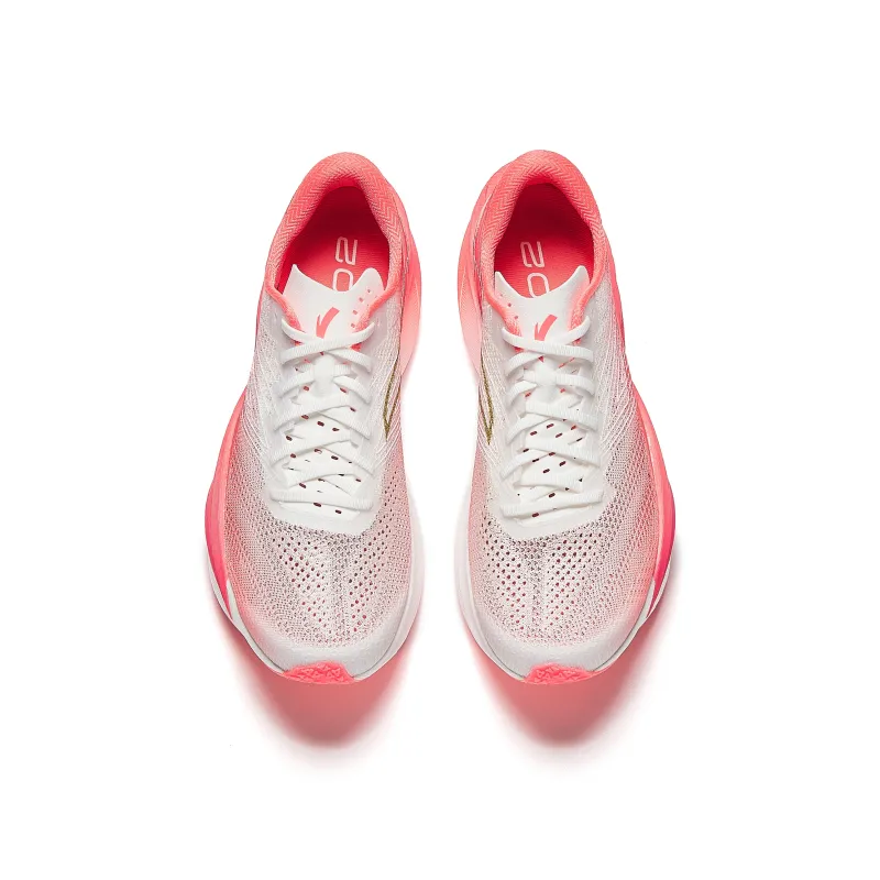 Anta C202 6.0 Anti Slip And Wear Resistant Breathable Low Top Casual Running Shoes Men's White Pink-3