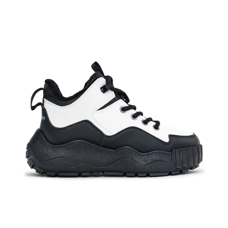 Humanism 1986 Abrasion Resistant Height Increasing Thermal Mid Top Casual Shoes Men's-1