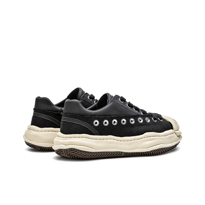NAUTICA Slip Resistant Cushioning Wear Resistant Lightweight Height Increasing Low Top Skateboard Shoes Men's Black-4