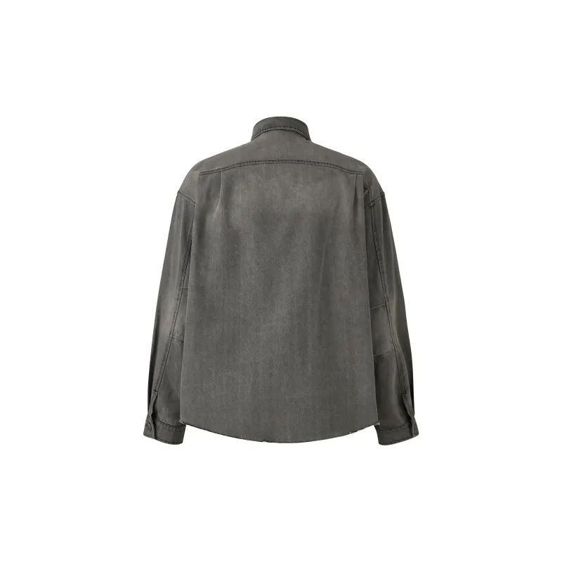 PEDLOR Denim Jacket Unisex Washed Black-1