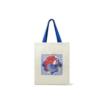 Pepsi Canvas Canvas Bag Tote Bag Shopping Bag Shoulder Bag Regular Unisex Ecru