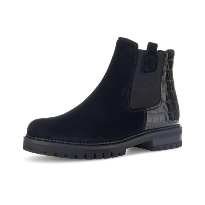 Gabor Comfort Ankle Boots 3cm Women's Black-2