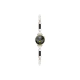 Starlight Black Leather/Metal-Braided String Chanel-Inspired Chain