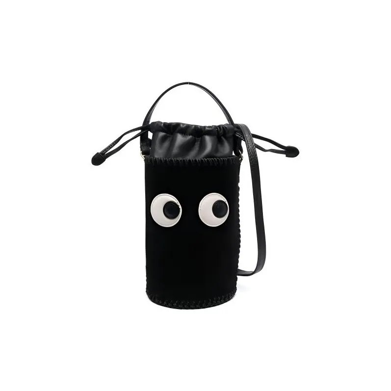 Anya Hindmarch Calfskin Envelope Bag Crossbody Bag Shoulder Bag Women's Black-0