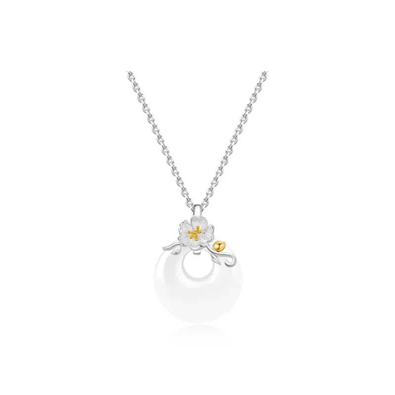 Central Fashion Chalcedony Necklaces Women's-1