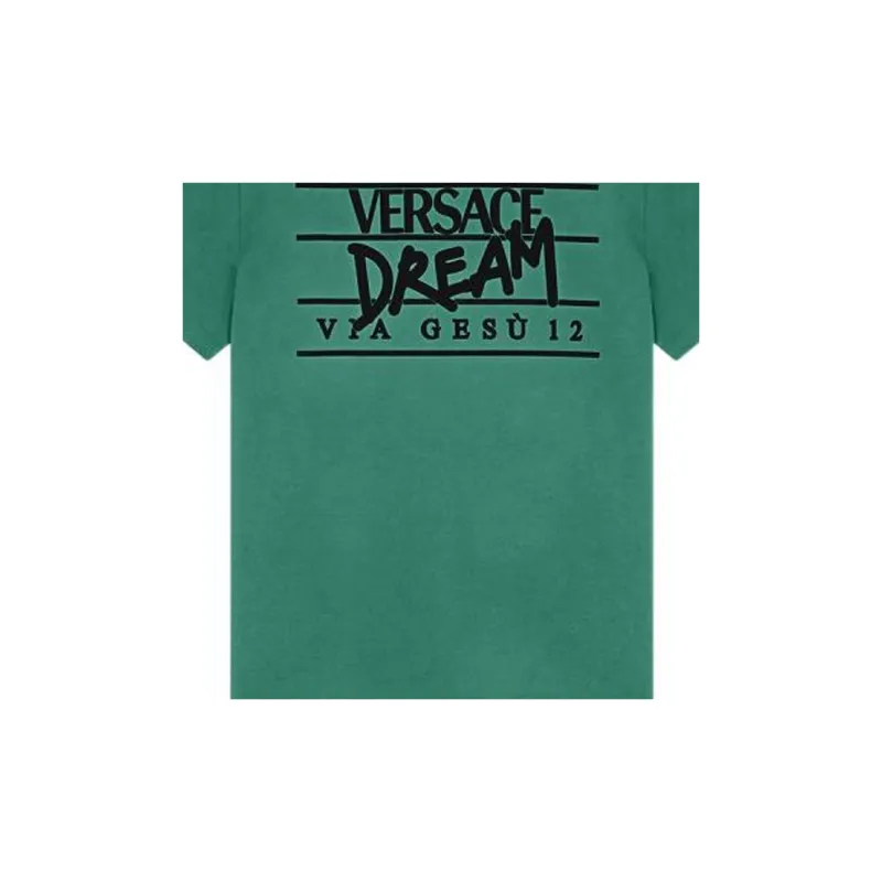VERSACE SS22 T Shirt Men's Green-4
