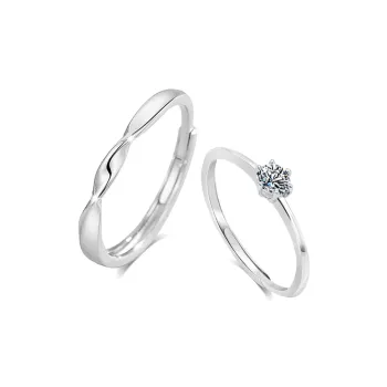 BLANK IN BLANK Sterling Silver Rings Unisex