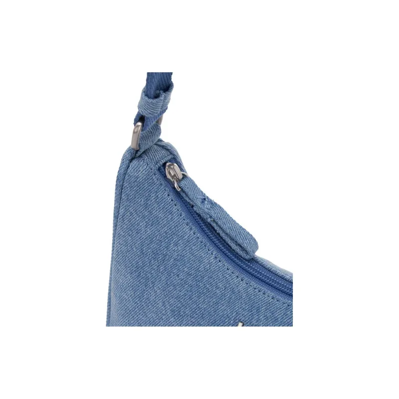Levi's Denim Crossbody Bag, Shoulder Bag Medium Size Women's Light Blue-3