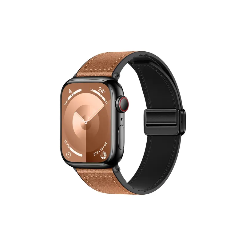 CHRROTA Watch Band Apple Compatibility Genuine Leather Material-6