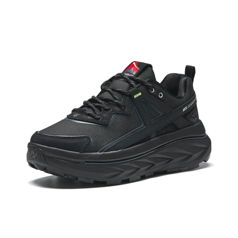 Anta Open Mountain V2 Slip Resistant, Abrasion Resistant, Breathable Low Top Outdoor Shoes Women's Basic Black-2