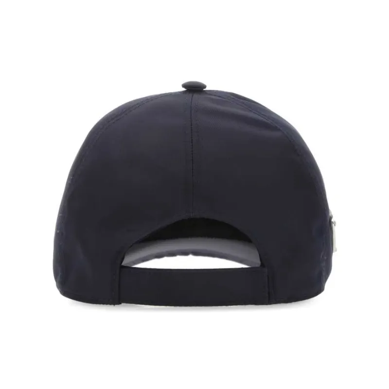 PRADA Logo Plaque Baseball Cap-1