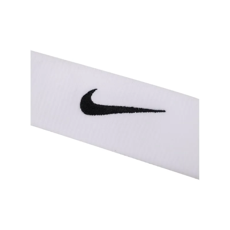 Nike Sweatbands Elastic Moisture Wicking Sweatband 1 Pack White Unisex-3