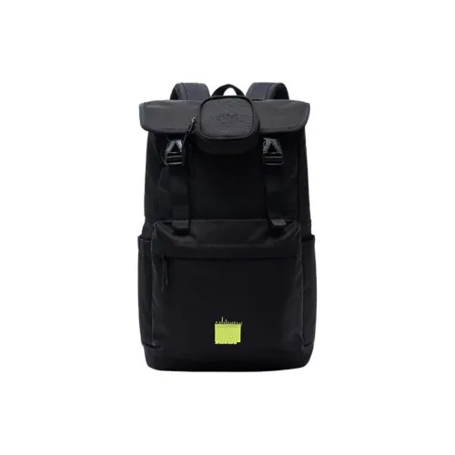 Anta Life Collection Fabric Backpack Unisex Black