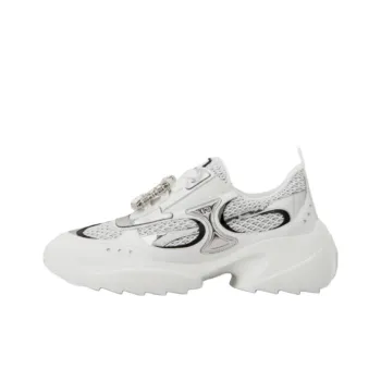 Roger Vivier Viv' Motor Low Top Casual Shoes 5cm Women's White