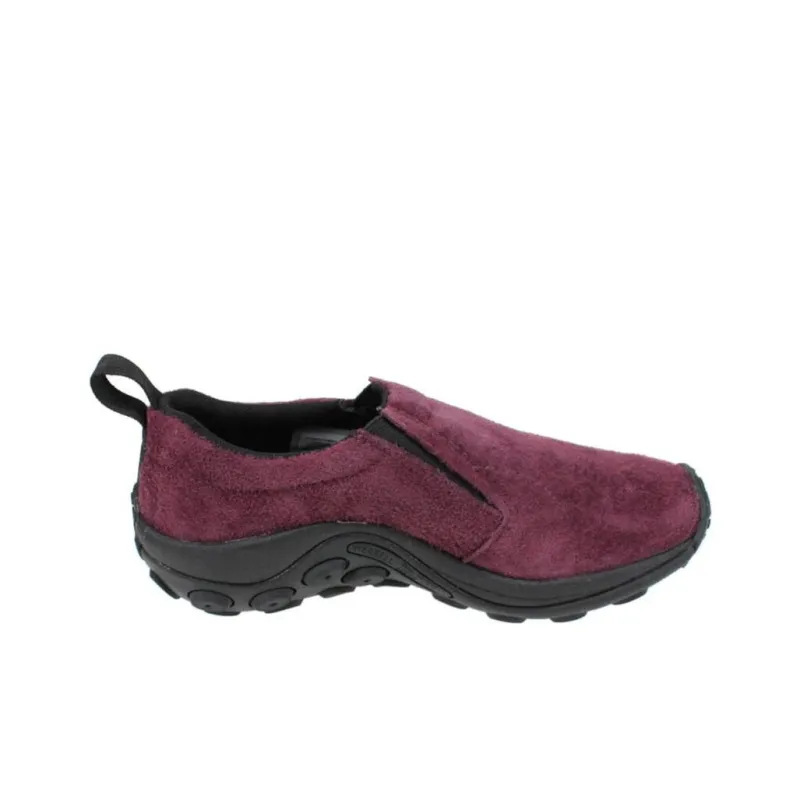 MERRELL Jungle Moc Anti Slip Wear Resistant Low Top Outdoor Shoes Women's Burgundy-1