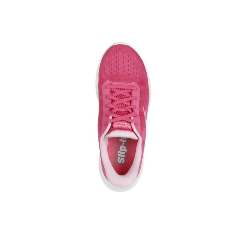 Skechers Slip Ins Anti Slip Wear Resistant Low Top Running Shoes Women's Pink-3
