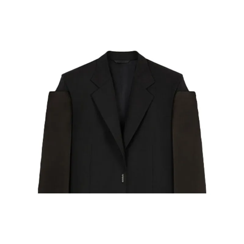 Givenchy Collarless Single breasted Jacket-4