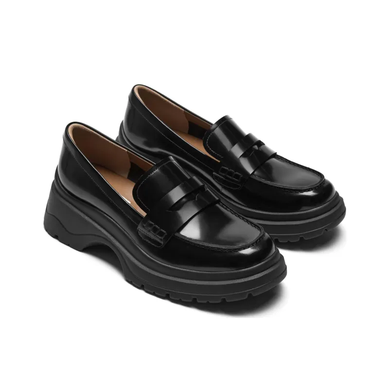 73Hours Cow Cat Loafers 4.5cm Women's-3