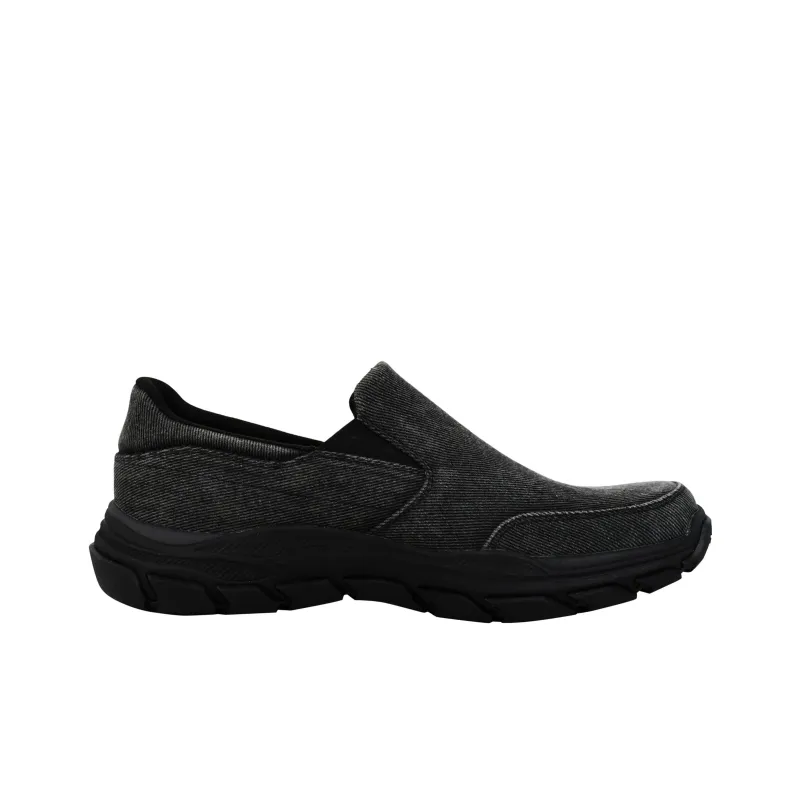 Skechers Respected Anti-Slip Wear-Resistant Low-Top Casual Shoes Men's Black-1
