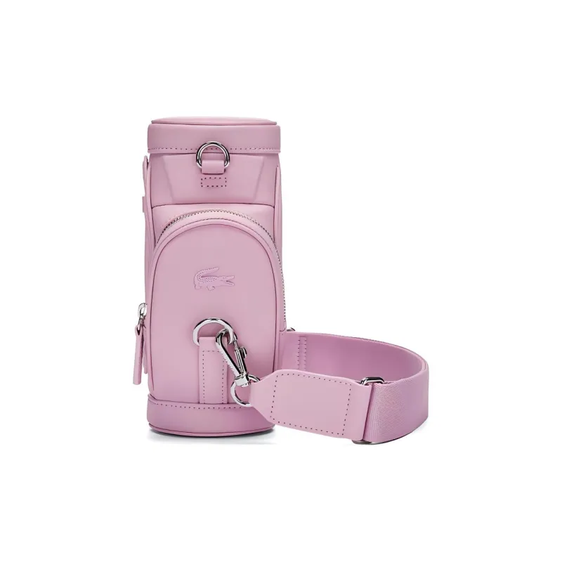 LACOSTE PU Shoulder Bag Crossbody Bag Small Size Women's Light Purple-0