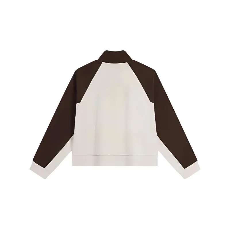 XTEP Sweatshirt Women's Cotton White/Volcanic Brown-1