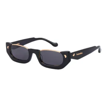 NANUSHKA Acetate Rectangular Sunglasses Men's Black