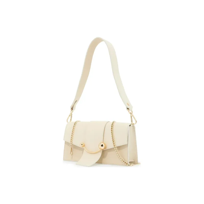 Strathberry Calfskin Shoulder Bag Mini Women's White-1