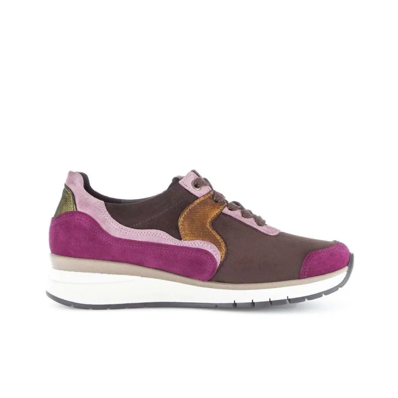 Gabor Comfort Low-Top Casual Shoes Women's Purple Umber-1