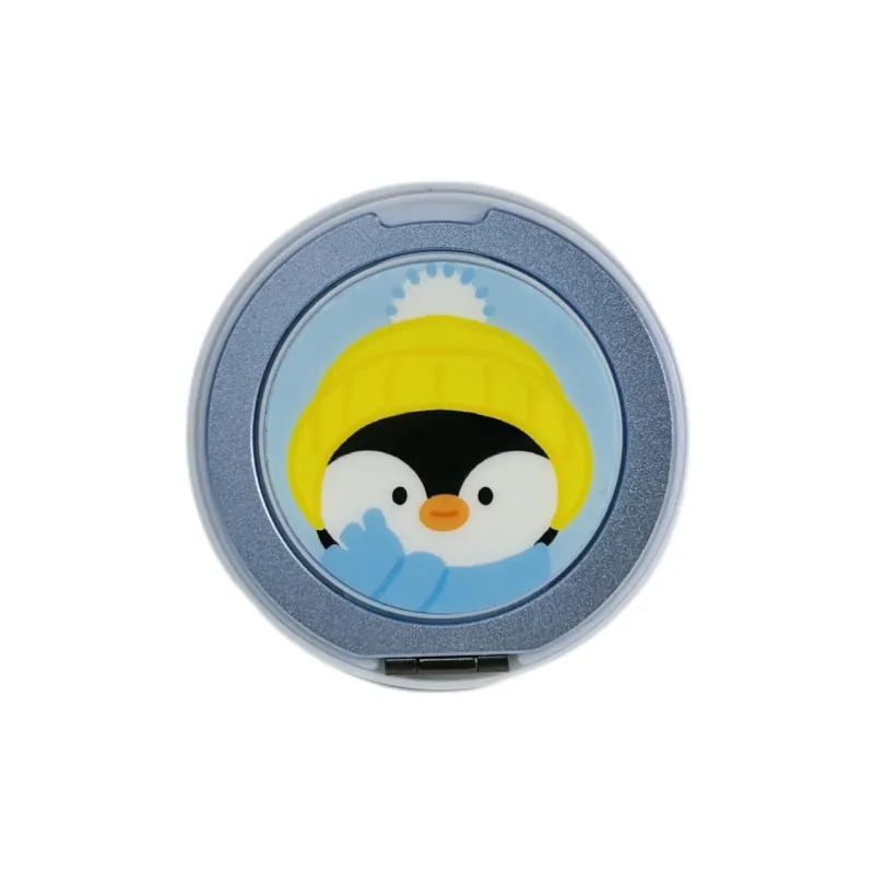 Wei Xin Acrylic Material Penguin Magnetic Stand Phone Cases Compatible With IPhone 16/15 Pro Max/Apple 13/14 Pro/Max-4
