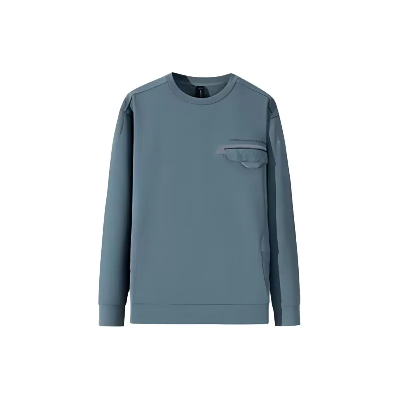 Anta Outdoor Collection Sweatshirt Men's Swallow Mountain Blue-1