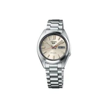 SEIKO Automatic/Manual Mechanical Movement Stainless Steel Strap Watch Men's Watches Coffee Watch Dial