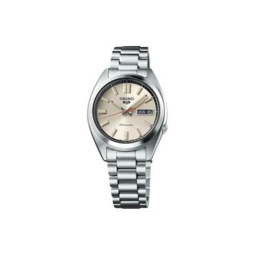 SEIKO Automatic/Manual Mechanical Movement Stainless Steel Strap Watch Men's Watches Coffee Watch Dial