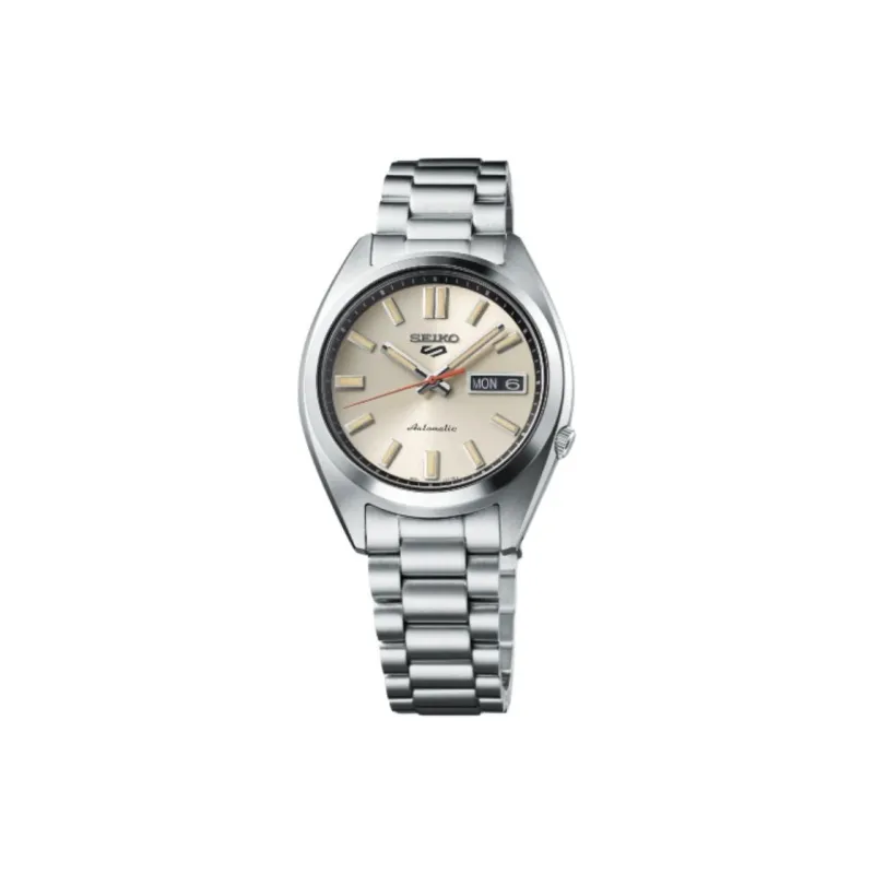 SEIKO Automatic/Manual Mechanical Movement Stainless Steel Strap Watch Men's Watches Coffee Watch Dial-0