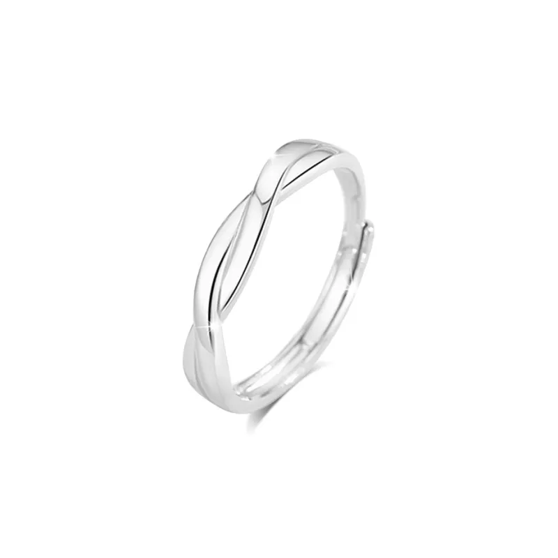 BLANK IN BLANK Sterling Silver Rings Unisex Birthday Confession To Girlfriend-5