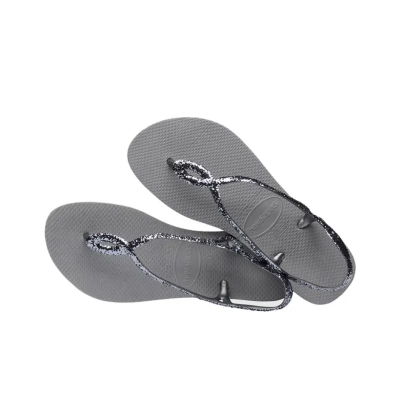 Havaianas Luna Premium II One Strap Sandals Women's Gray-1