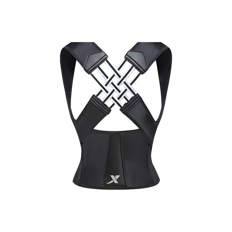 XTEP Back Support Braces Running Protective Compression Black Polyester Unisex-6