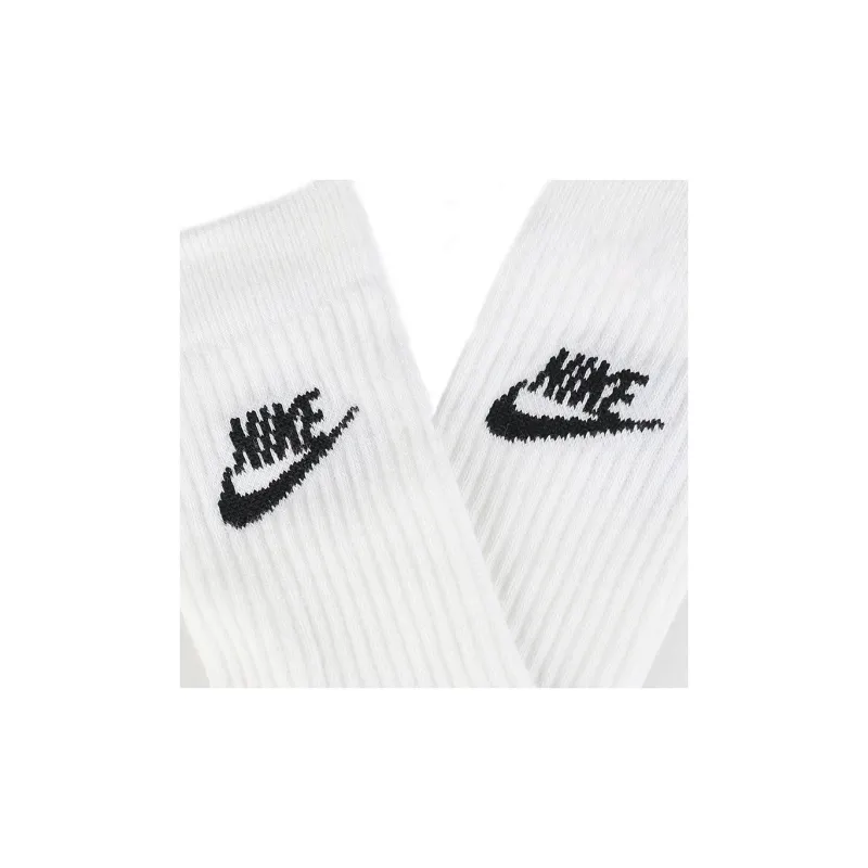 Nike Mid Calf Socks Unisex 3 Pack White-2