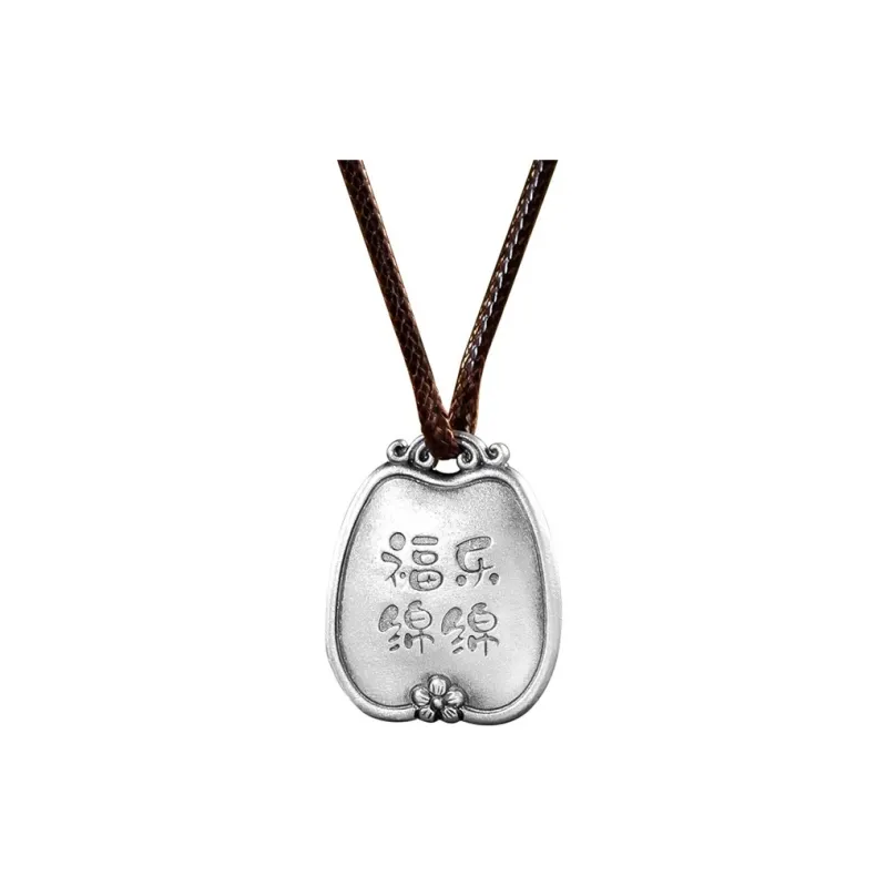 QIDUYINSHI S999 Fine Silver Necklaces Unisex-0