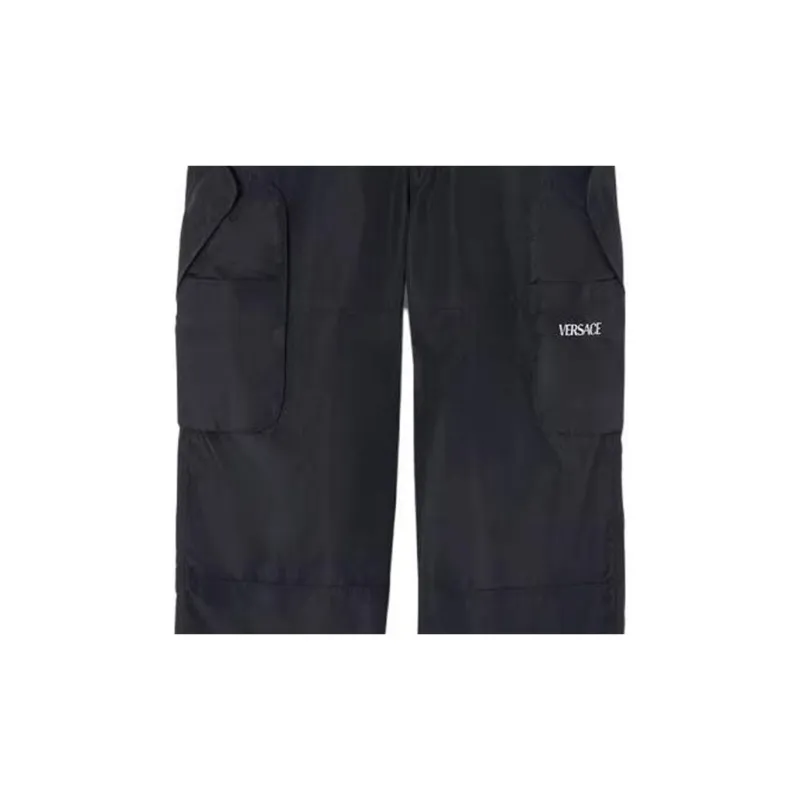 VERSACE Logo Printed Drawstring Cargo Pant-5