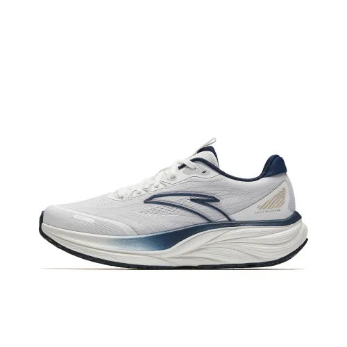 Anta LingFeng Anti Slip And Wear Resistant Breathable Low Top Casual Running Shoes Men's Gray Blue