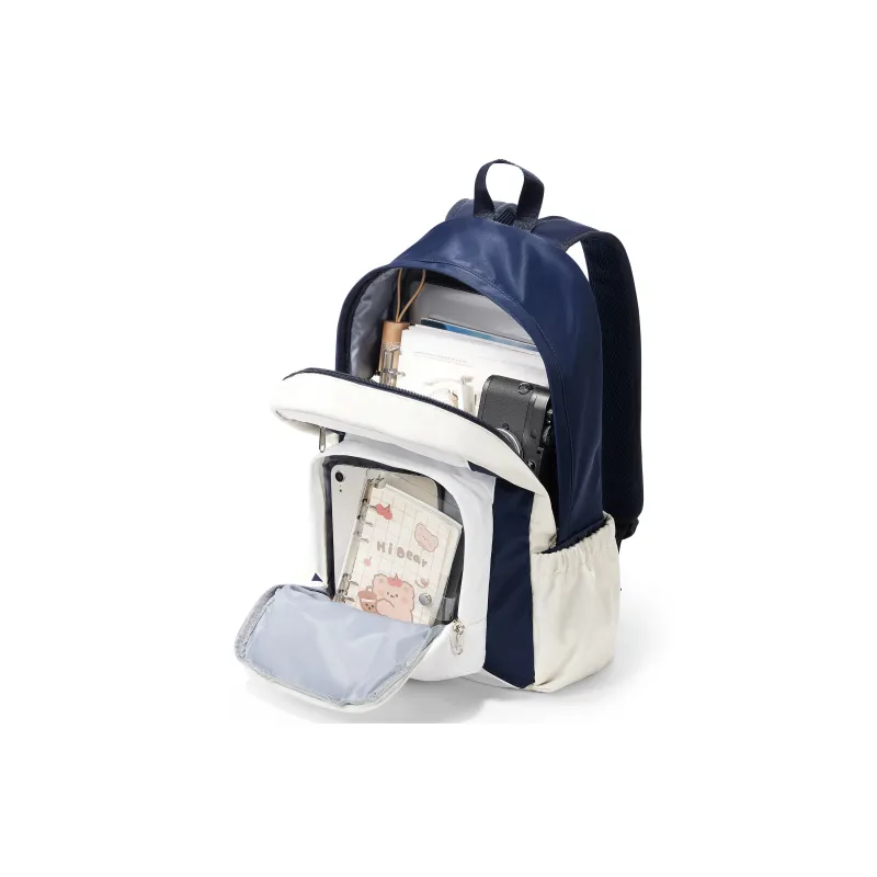 Pepsi Fabric Backpack Backpack Backpack Laptop Bag Regular Unisex Black/Navy Blue-11