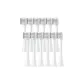 Small Soft Bristle Brush White 12 Pcs Set
