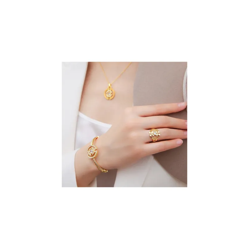 Bi disc S925 Silver Rings Unisex-1