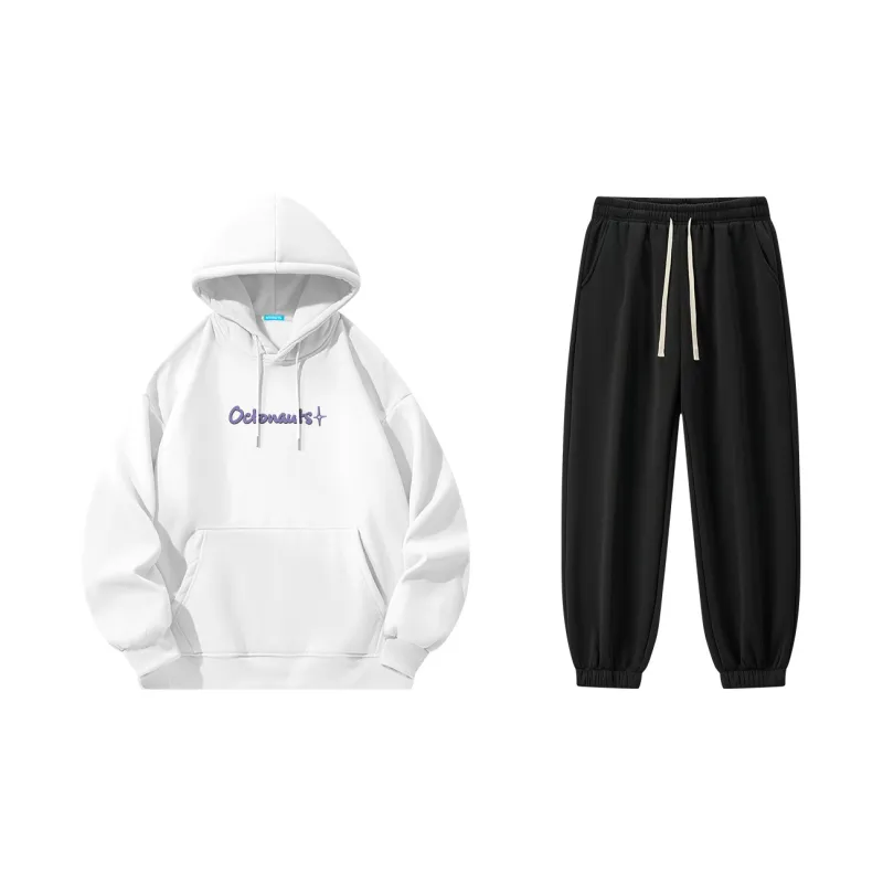 Small Columns Under The Sea Sweatshirt Set Unisex-13