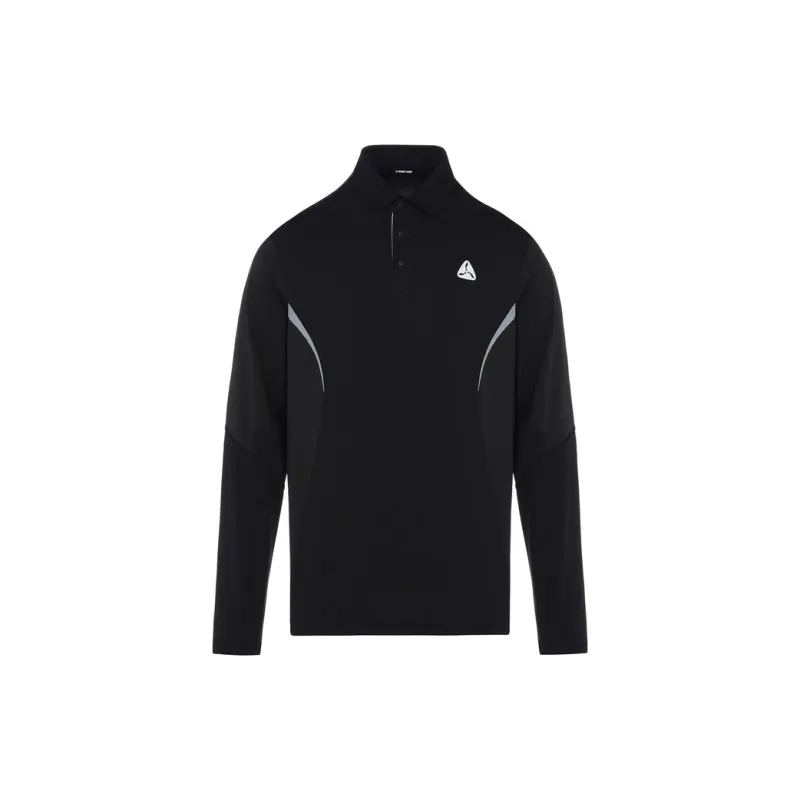 LI NING 1990 Golf Series Polo Shirt Men's Black-0