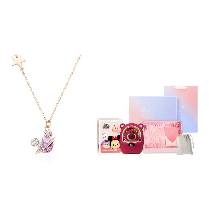 Disney Magic Colors Series S925 Silver Necklaces Women's-50