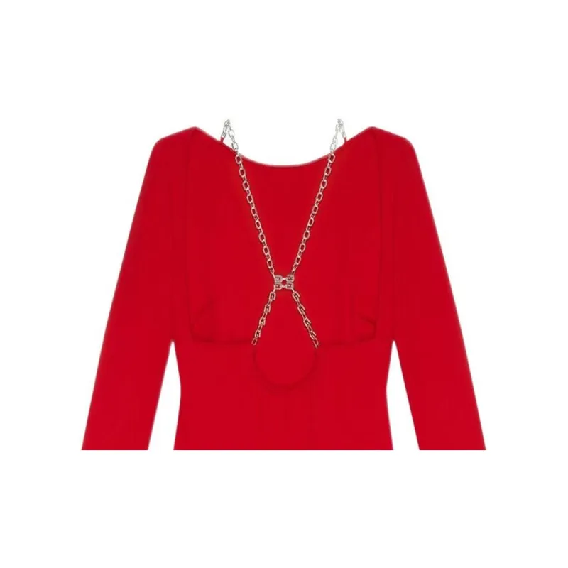 Givenchy Chain link Detail Dress-4